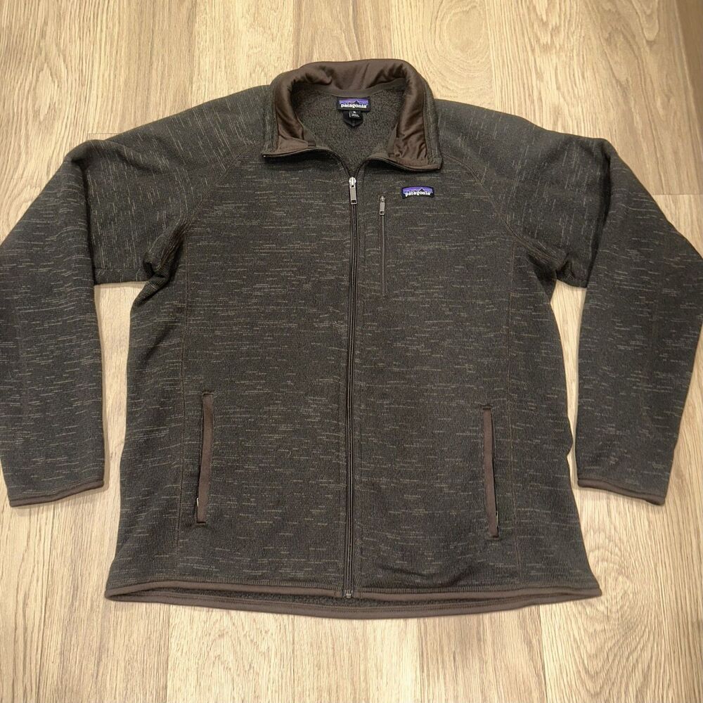 Patagonia Mens Better Sweater Fleece Jacket Size XL Dark Walnut Brown